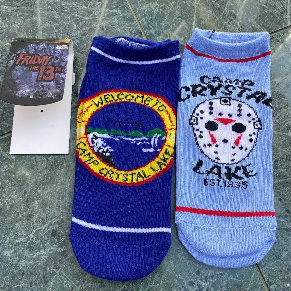 Friday The 13th Socks size 5-9 Women's Horror Halloween